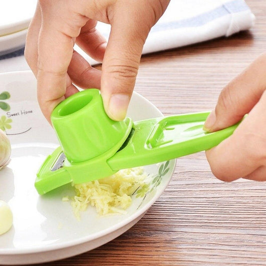 🧄 Garlic & Ginger Grinding Tools 🥕 | Kitchen Garlic Grater 🍋 Vegetable & Fruit Hand Press Grinder 🌀 Crusher Chopper 🍽️ Kitchen Gadget