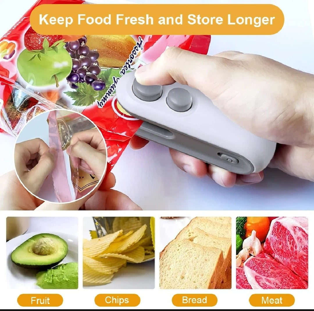 🔌 USB Rechargeable Portable Mini Heat Sealing Machine 🔥👜✨