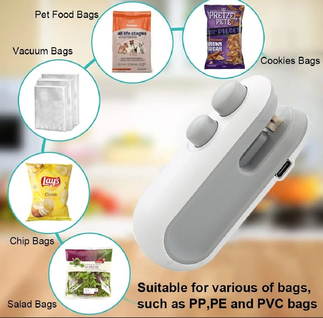🔌 USB Rechargeable Portable Mini Heat Sealing Machine 🔥👜✨