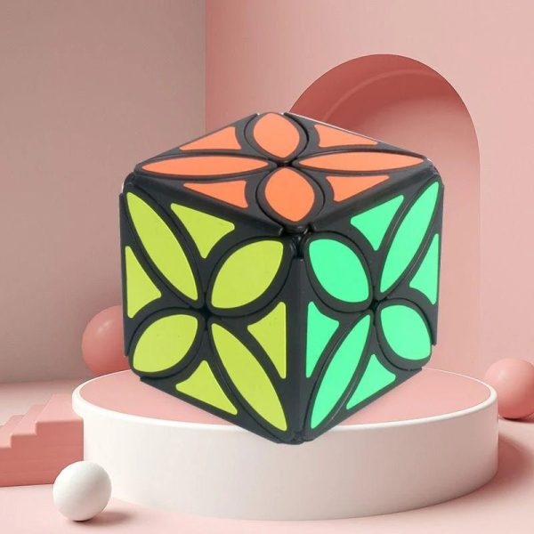 🧠 JIEHUI Carbon Fiber Puzzle Cube 🔲✨ – Stylish Brain Teaser for All Ages (Ages 6+)